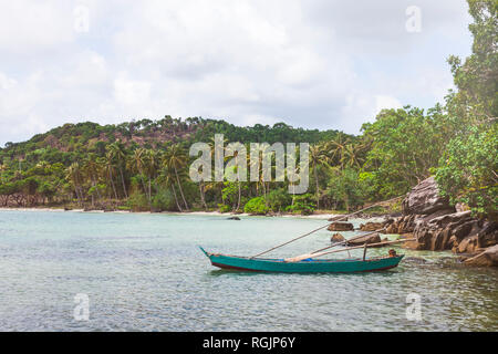 Vietnam, Phu Quoc, fishing boat Stock Photo