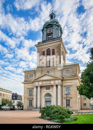 14 September 2018: Gothenburg, Sweden - The cathedral, Gustavi Domkyrka. Stock Photo