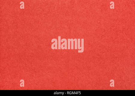 Red cardboard close up. Texture and background Stock Photo