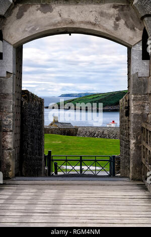 Charles Fort, designed in the shape of a star, located in Kiinsale, Cork County, Ireland. Stock Photo