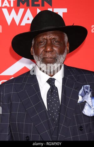 Westwood, CA, USA. 28th Jan, 2019. LOS ANGELES - JAN 28: Richard Roundtree at the ''What Men Want'' Premiere at the Village Theater on January 28, 2019 in Westwood, CA Credit: Kay Blake/ZUMA Wire/Alamy Live News Stock Photo