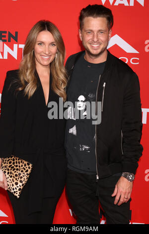 Westwood, CA, USA. 28th Jan, 2019. LOS ANGELES - JAN 28: Genevieve Tedder, Ryan Tedder at the ''What Men Want'' Premiere at the Village Theater on January 28, 2019 in Westwood, CA Credit: Kay Blake/ZUMA Wire/Alamy Live News Stock Photo