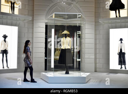 V A London UK. 30 January 2019. Christian Dior the largest and most comprehensive exhibition ever staged in the UK on the House of Dior the V A s biggest fashion exhibition since Alexander