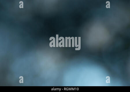 Abstract photographic soft blue and pale yellow photographic texture or background. Stock Photo