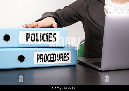 Policies and Procedures concept Stock Photo