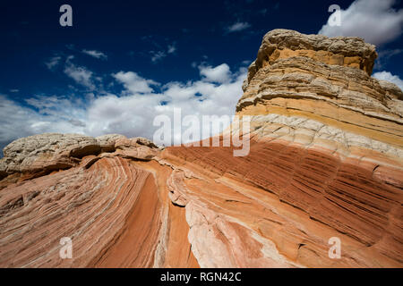 USA, Arizona, Paria Plateau, White Pocket Stock Photo