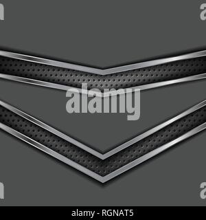 Abstract grey technology concept vector background Stock Vector
