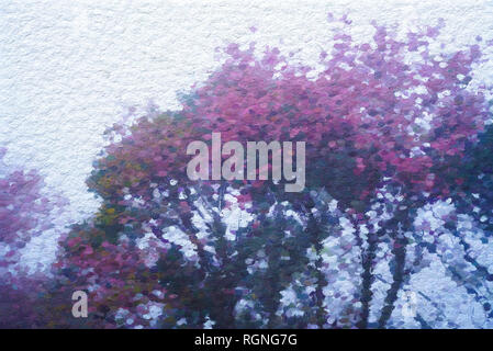 nature concept background, Oil painting image Stock Photo