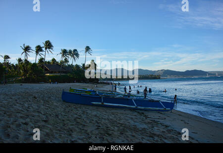 Beautiful Saud Beach, Pagudpud, Ilocos Norte, Philippines Stock Photo