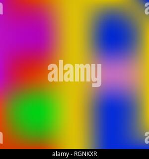 Creative Colorful Background. Defocused Multicolor Blurred Backdrop. Stock Vector