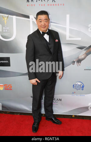 'Unleeshed' Holiday Benefit Gala for Divine Homeless Project held at The Wattles Mansion  Featuring: Joey Zhou Where: Los Angeles, California, United States When: 29 Dec 2018 Credit: Sheri Determan/WENN.com Stock Photo