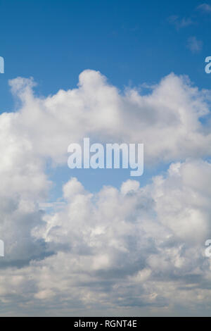 Fluffy clouds Stock Photo