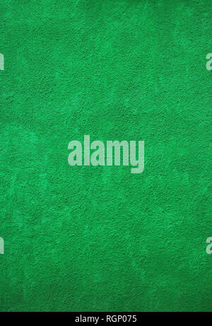 Vertical Image of Vivid Green Painted Rough Concrete wall for Background or Banner Stock Photo