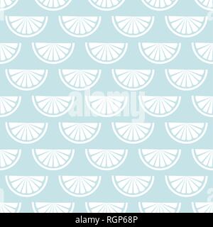 Seamless pattern with Monochrome Citrus Slices vector illustration 10 eps Stock Vector