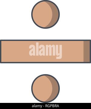 Divide Vector Icon Sign Icon Vector Illustration For Personal And Commercial Use... Clean Look Trendy Icon... Stock Vector