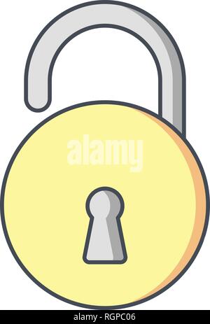 Unlock Vector Icon Sign Icon Vector Illustration For Personal And Commercial Use... Clean Look Trendy Icon... Stock Vector