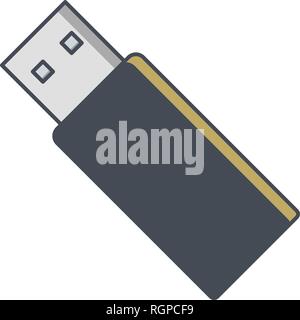 Usb Vector Icon Sign Icon Vector Illustration For Personal And Commercial Use... Clean Look Trendy Icon... Stock Vector