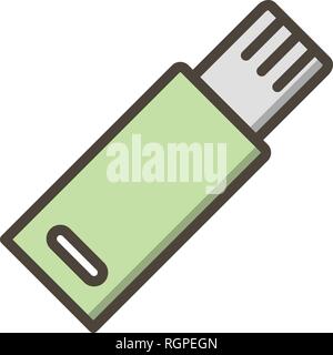 Usb Vector Icon Sign Icon Vector Illustration For Personal And Commercial Use... Clean Look Trendy Icon... Stock Vector