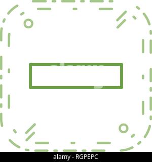 Minus Vector Icon Sign Icon Vector Illustration For Personal And Commercial Use... Clean Look Trendy Icon... Stock Vector