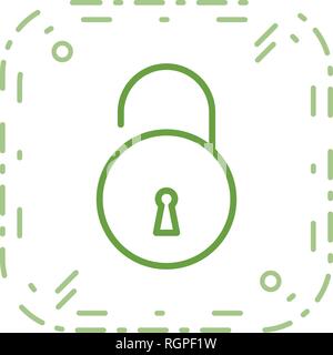 Unlock Vector Icon Sign Icon Vector Illustration For Personal And Commercial Use... Clean Look Trendy Icon... Stock Vector