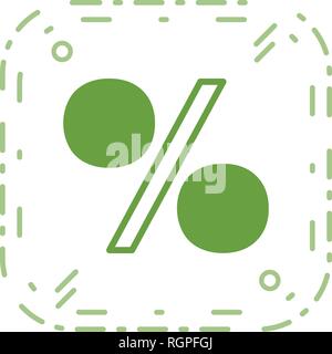 Percentage Vector Icon Sign Icon Vector Illustration For Personal And Commercial Use... Clean Look Trendy Icon... Stock Vector