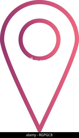 Location Vector Icon Sign Icon Vector Illustration For Personal And Commercial Use... Clean Look Trendy Icon... Stock Vector