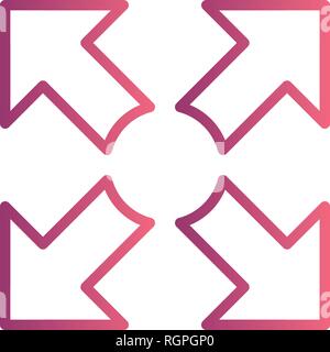 Fullscreen Vector Icon Sign Icon Vector Illustration For Personal And Commercial Use... Clean Look Trendy Icon... Stock Vector