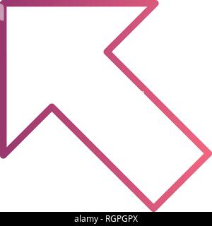 Left Up Vector Icon Sign Icon Vector Illustration For Personal And Commercial Use... Clean Look Trendy Icon... Stock Vector