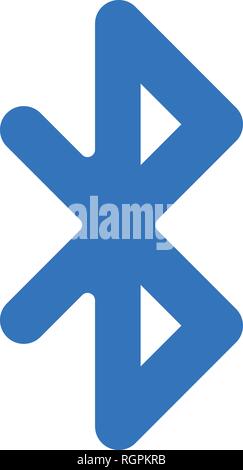 Bluetooth Vector Icon Stock Vector