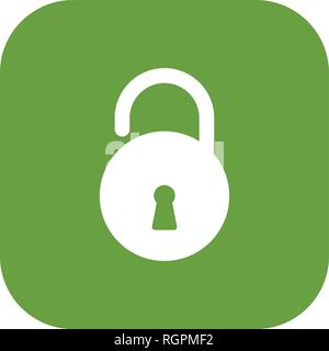 Unlock Vector Icon Sign Icon Vector Illustration For Personal And Commercial Use... Clean Look Trendy Icon... Stock Vector