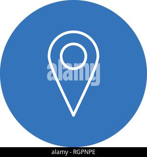 Location Vector Icon Sign Icon Vector Illustration For Personal And Commercial Use... Clean Look Trendy Icon... Stock Vector