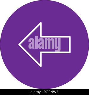 Left Vector Icon Sign Icon Vector Illustration For Personal And Commercial Use... Clean Look Trendy Icon... Stock Vector