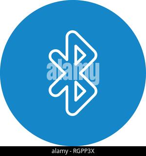 Bluetooth Vector Icon Stock Vector