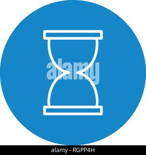 Hourglass Vector Icon Sign Icon Vector Illustration For Personal And Commercial Use... Clean Look Trendy Icon... Stock Vector