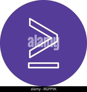 Greaterthen Vector Icon Sign Icon Vector Illustration For Personal And Commercial Use... Clean Look Trendy Icon... Stock Vector