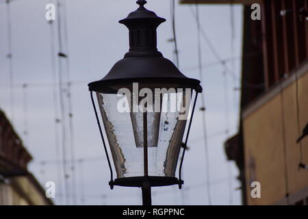 Unique lamp posts of Europe Stock Photo