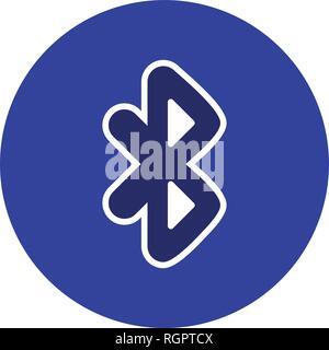 Bluetooth Vector Icon Stock Vector