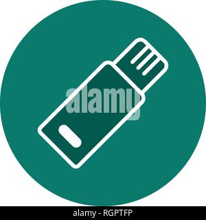 Usb Vector Icon Sign Icon Vector Illustration For Personal And Commercial Use... Clean Look Trendy Icon... Stock Vector