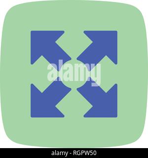 Fullscreen Vector Icon Sign Icon Vector Illustration For Personal And Commercial Use... Clean Look Trendy Icon... Stock Vector