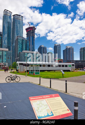 Toronto Railway Museum, Roundhouse Park, Toronto, Ontario, Canada Stock Photo