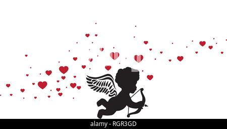 cupid love, vector Stock Vector