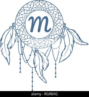 dream catcher, logo icon Stock Vector