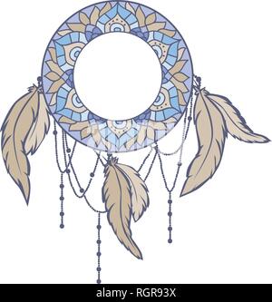 dream catcher, logo icon Stock Vector