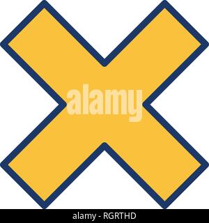 Cancel Vector Icon Sign Icon Vector Illustration For Personal And Commercial Use... Clean Look Trendy Icon... Stock Vector