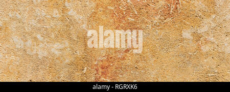 Natural stone background texture, yellow, beige color, banner, detail Stock Photo