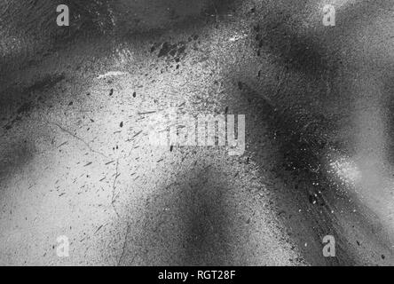 old wall texture spray paint splater detail monochrome Stock Photo