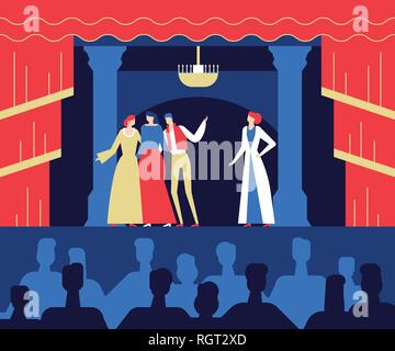 Theatre Background Illustration Stock Vector Image & Art - Alamy