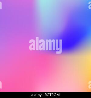 Abstract Holographic Background in pastel neon color design. Blurred wallpaper. Vector illustration for your modern style trends 80s 90s background Stock Vector