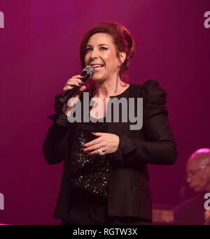 PARIS,FRANCE,ROBIN MCKELLE SINGS AT THE THEATRE TRIANON PARIS FRANCE Stock Photo