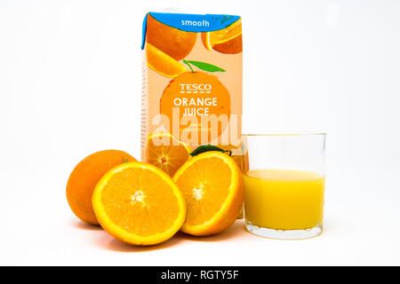 tesco orange juice